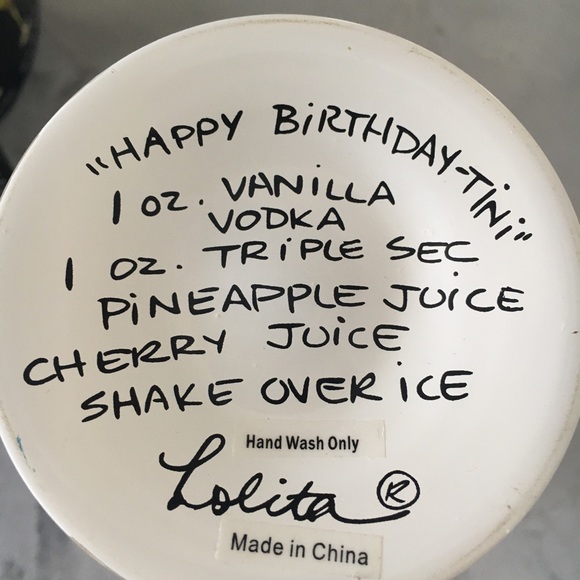 🆕Lolita Happy Birthday-Tini🍸 Hand painted - Picture 3 of 8